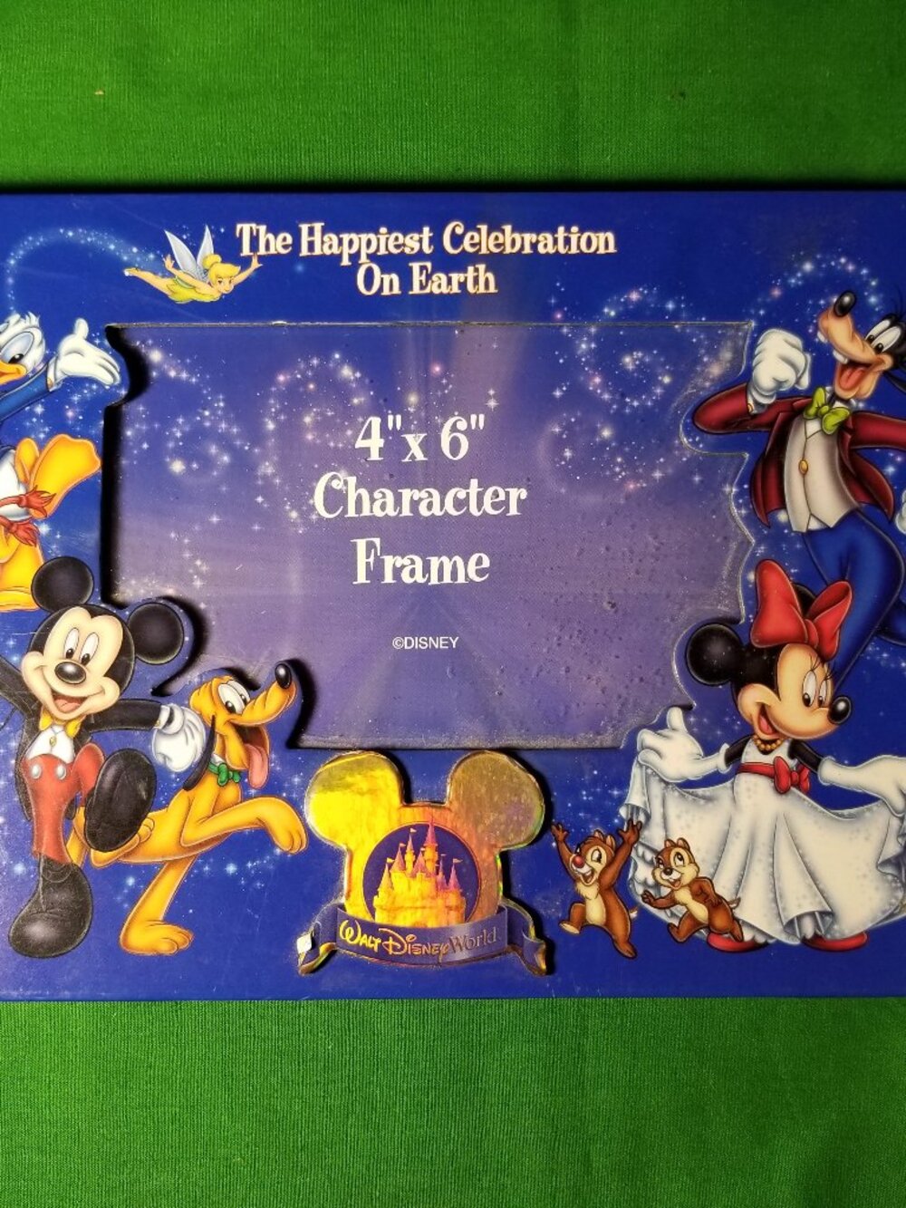 Vintage 2006 Walt Disney World Photo Frame 4x6 Character Frame Mickey & Friends